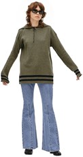 Maison Margiela Green wool sailor sweater 200448